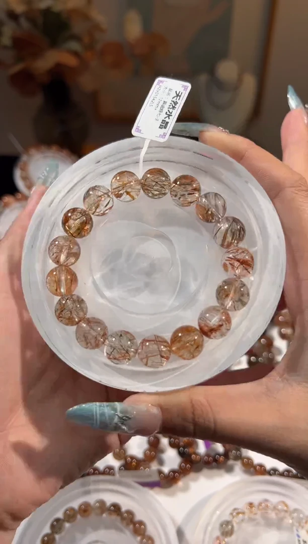 水晶手链未镶嵌黑金超七12