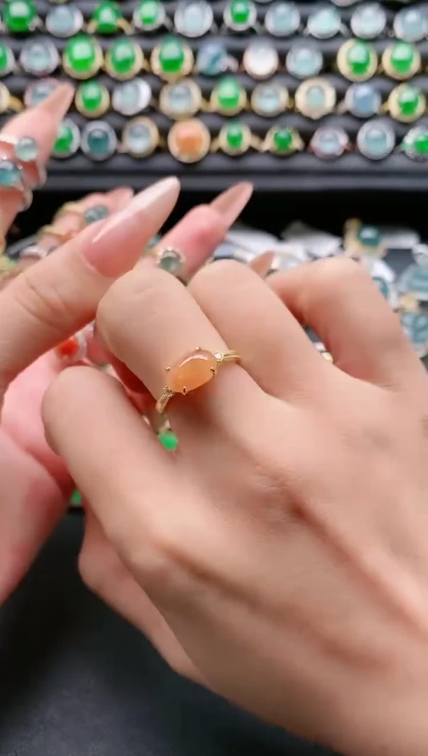 【闪购商品】翡翠戒指银S925镶嵌1111111