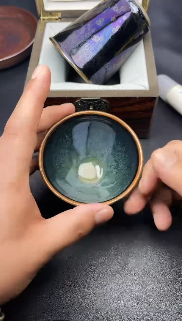 【闪购商品】茶盏93叶紫建盏叶紫