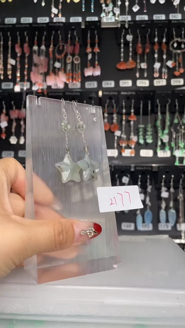 【闪购商品】紫晶耳饰银S925镶嵌喜欢拍