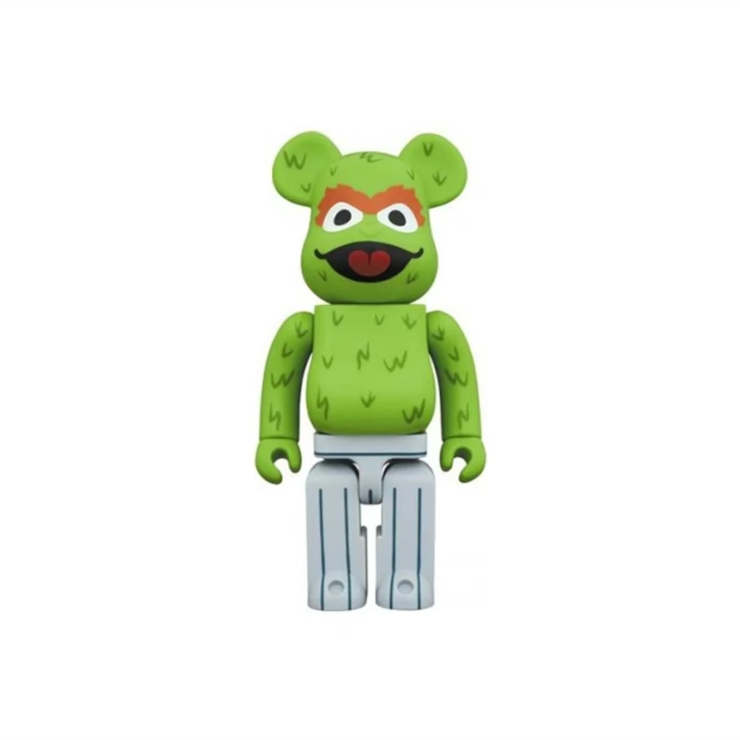 【山哥ST】bearbrick 芝麻街 绿毛 无毛版本 400% 潮流玩具