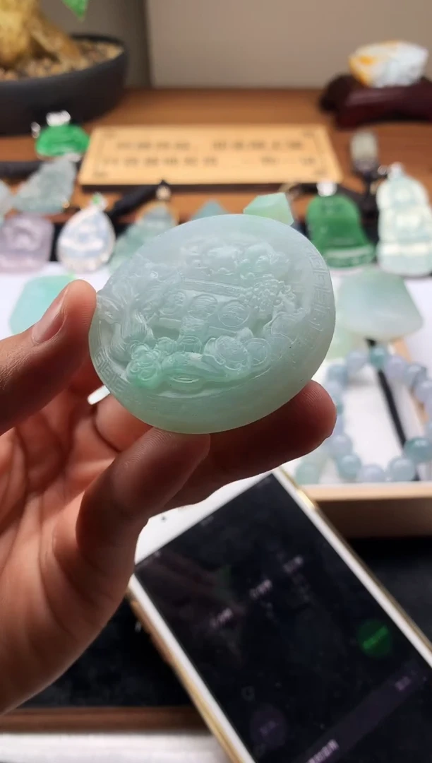 定制翡翠未镶嵌S毛货不退不换