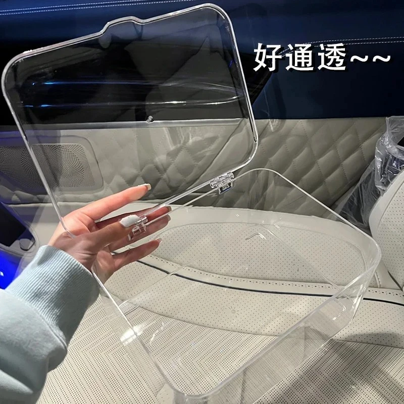 防水透明收纳盒带盖文具杂物零食化妆品桌面收纳盒宿舍内衣收纳盒