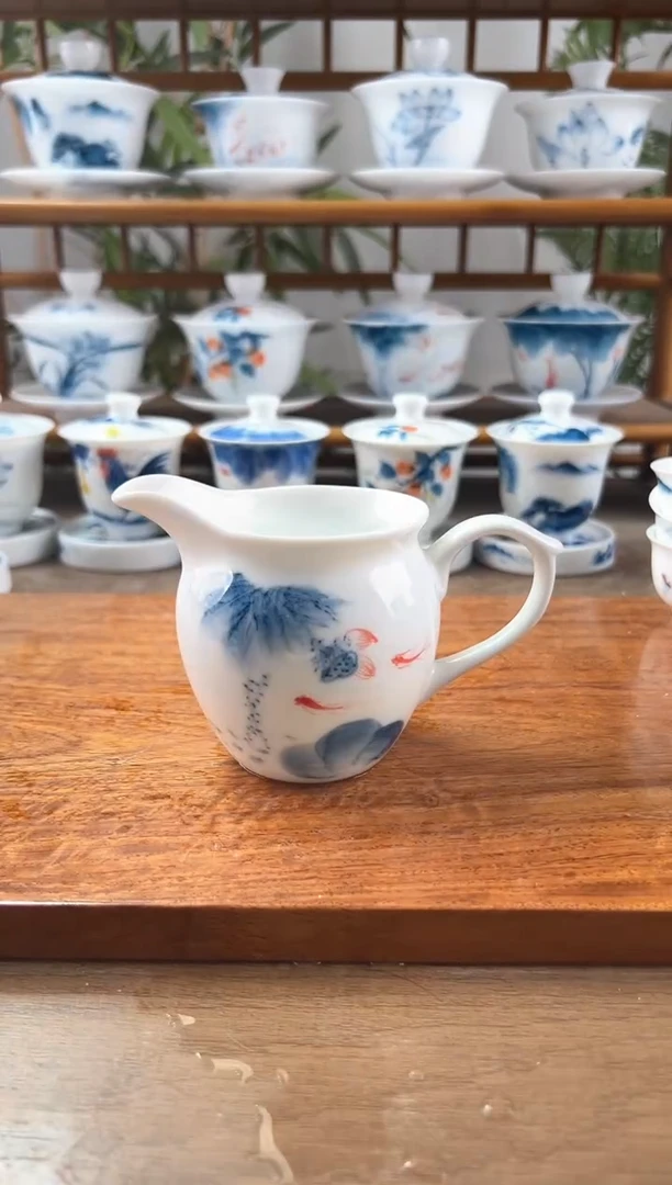 全品蓝莲公道杯带把