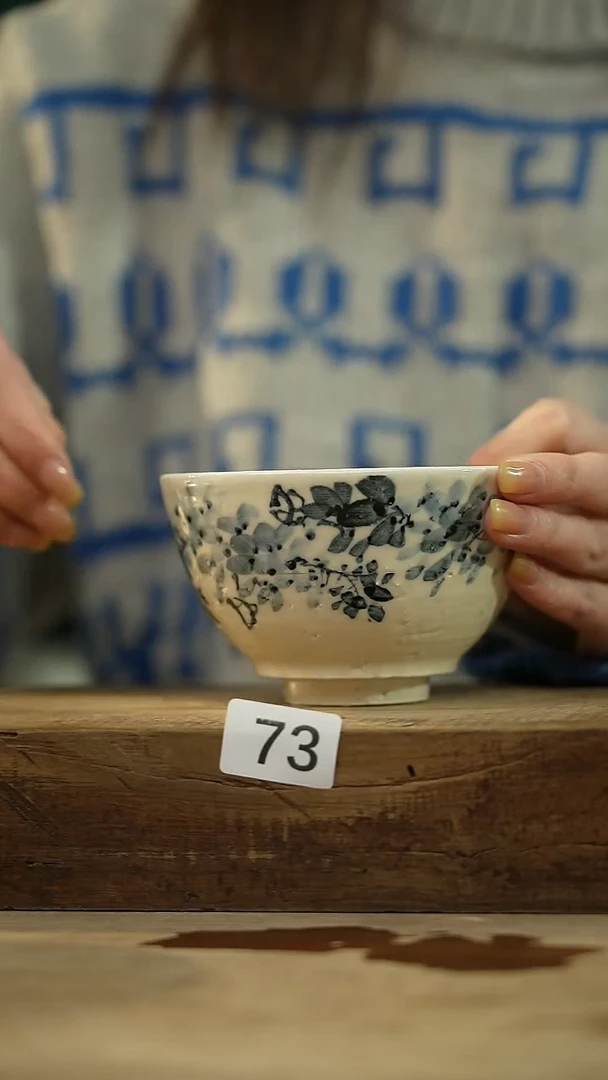 【闪购商品】瓷片设计师手作款· 小雾垂露青花手绘系列