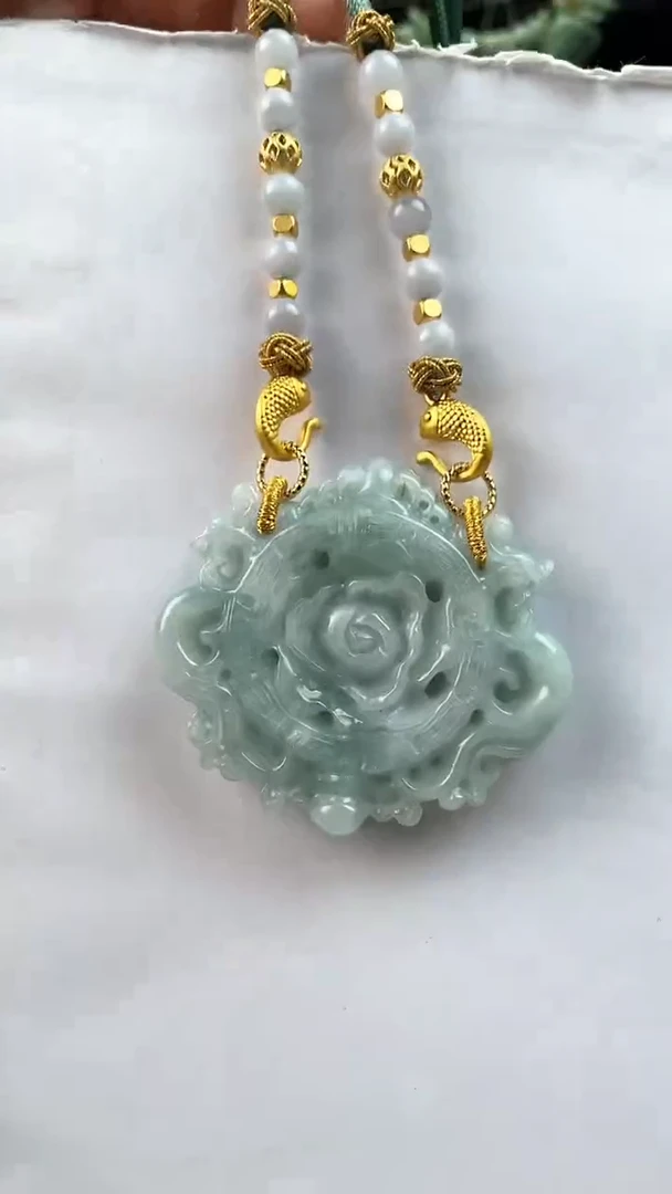 【闪购商品】翡翠颈饰未镶嵌定制翡翠158