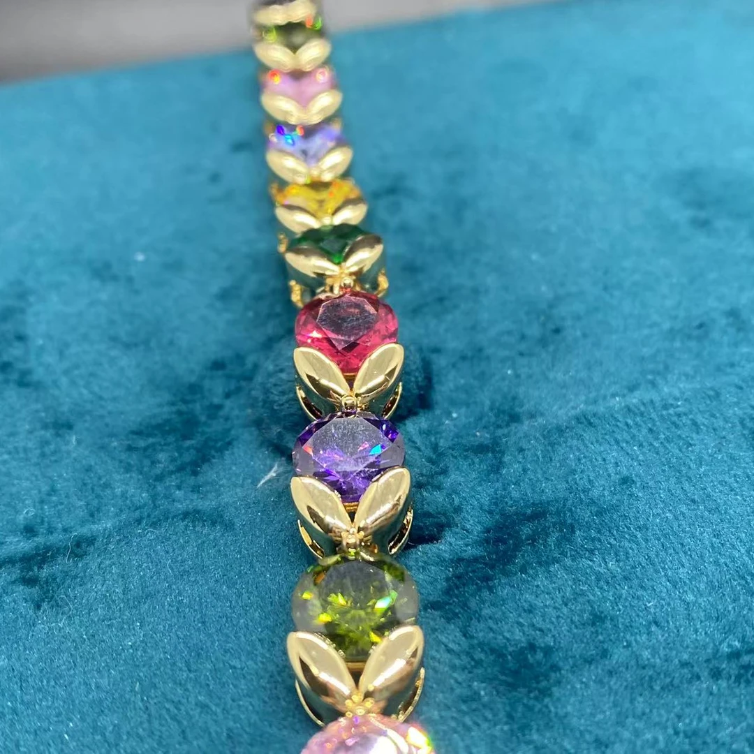 【南非库里南】NFKLN 高端奢华定制 七颜花朵手链 275