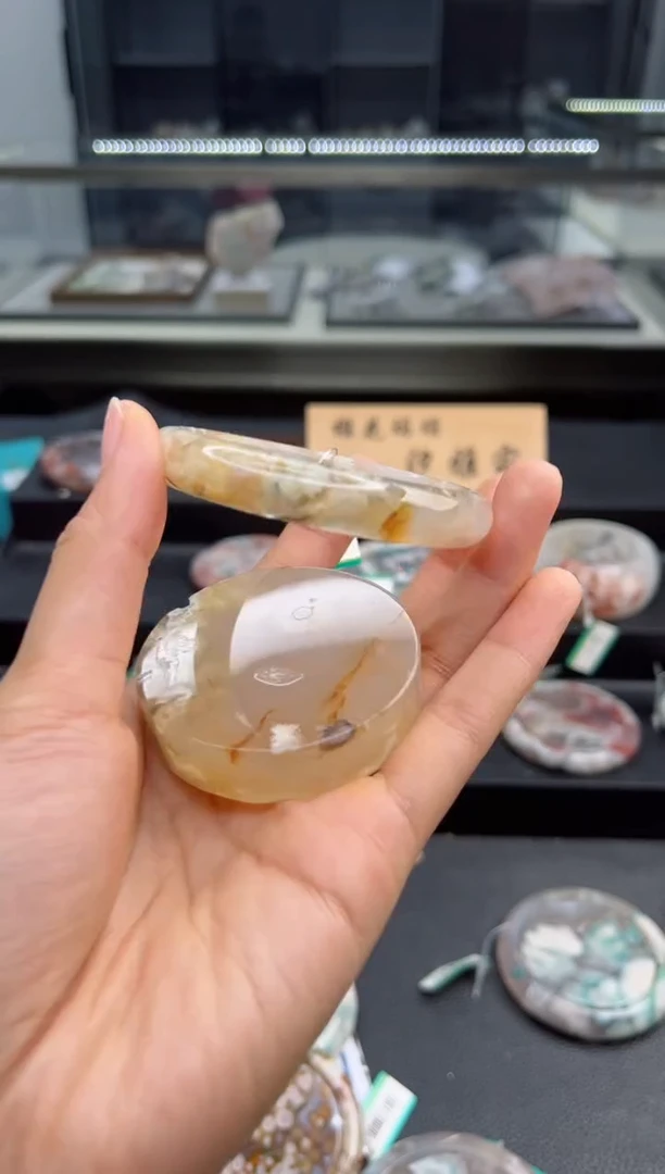 石英质玉手镯未镶嵌55圈口（赠送镯心）3886528