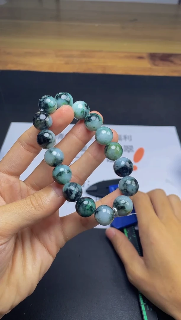 未镶嵌定制翡翠珠串