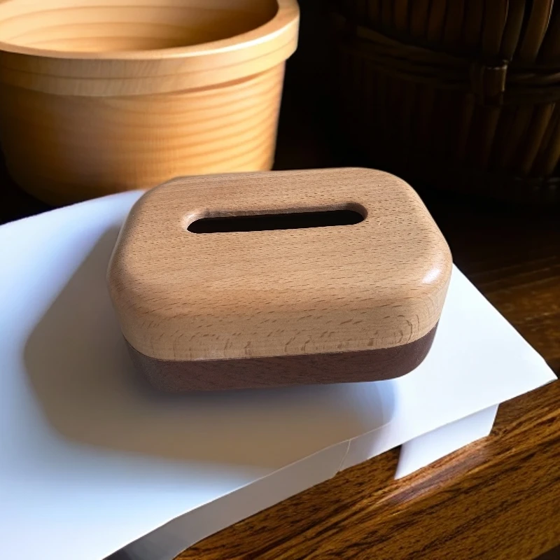 ZJ13中国风简约风纸巾盒台面台式雕刻