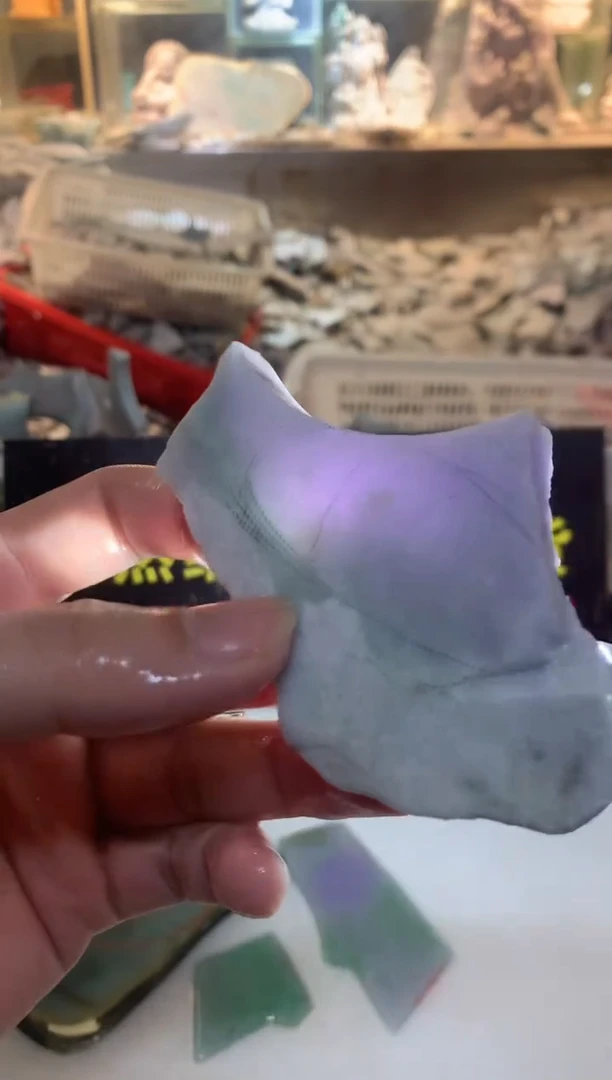 裸石翡翠0朗0翡翠珠宝337