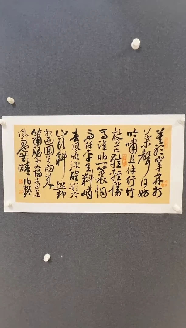 【闪购商品】书法伯揆书法原作作品 软片 定风波