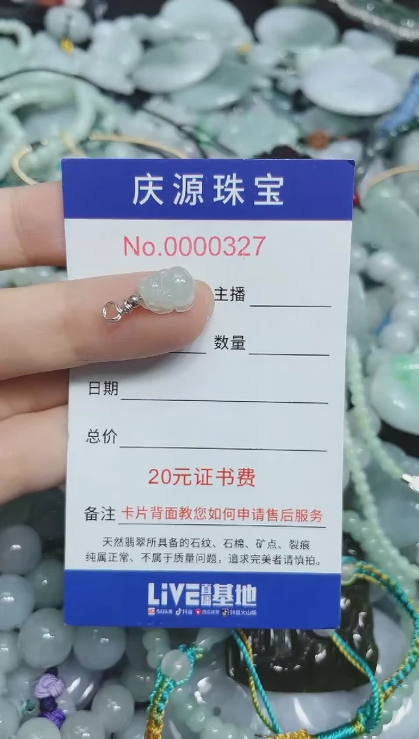 翡翠未镶嵌颈饰280