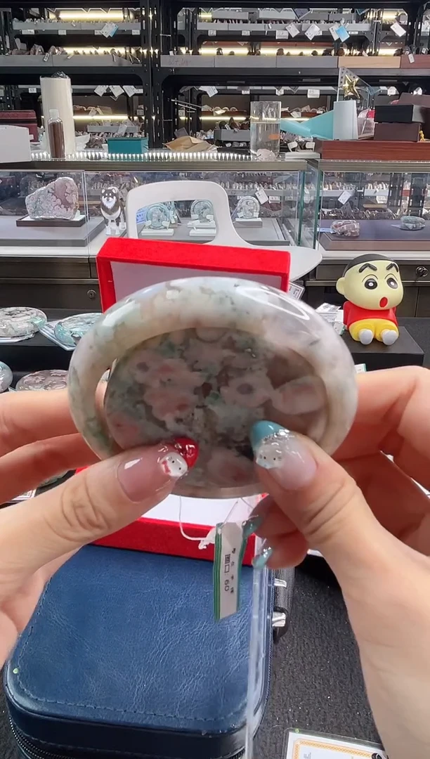 未镶嵌手镯石英质玉61圈口（赠品镯心）3s9541