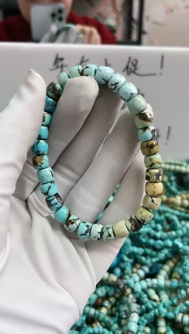 【闪购商品】绿松石珠宝奇石未镶嵌7mm+