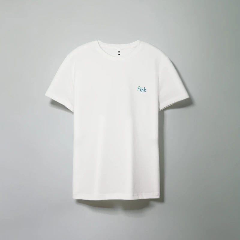 圆领夏季短袖弹力提花T恤春夏宽松透气经典男款日常常规运动印花