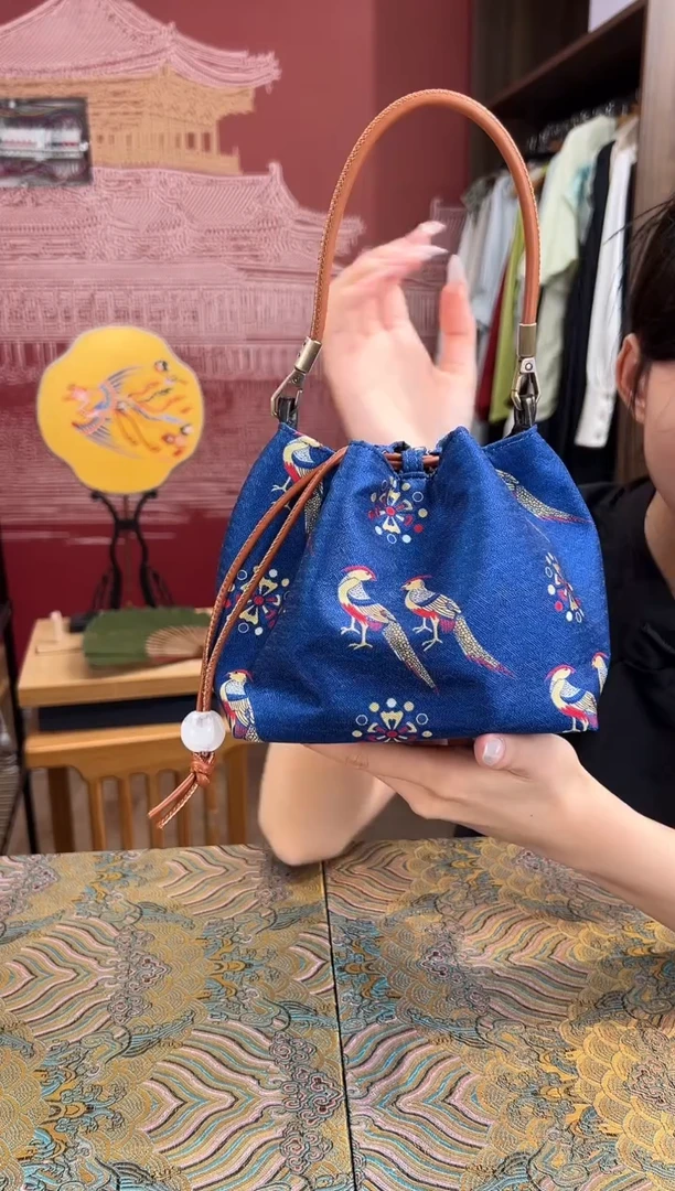 刺绣宋锦包包名家宋锦