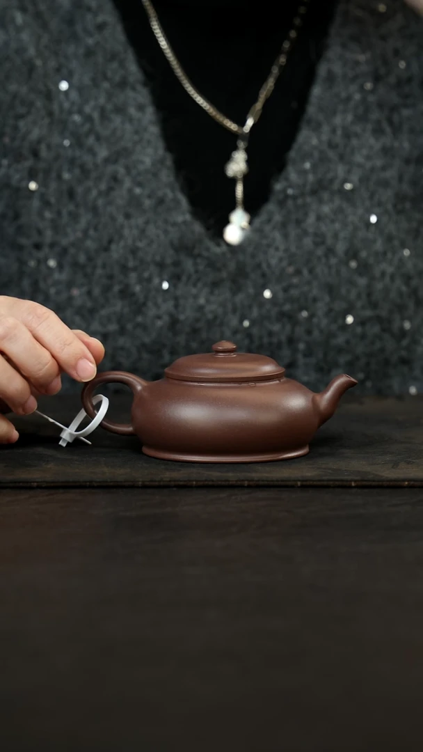 茶壶紫砂隐风天青