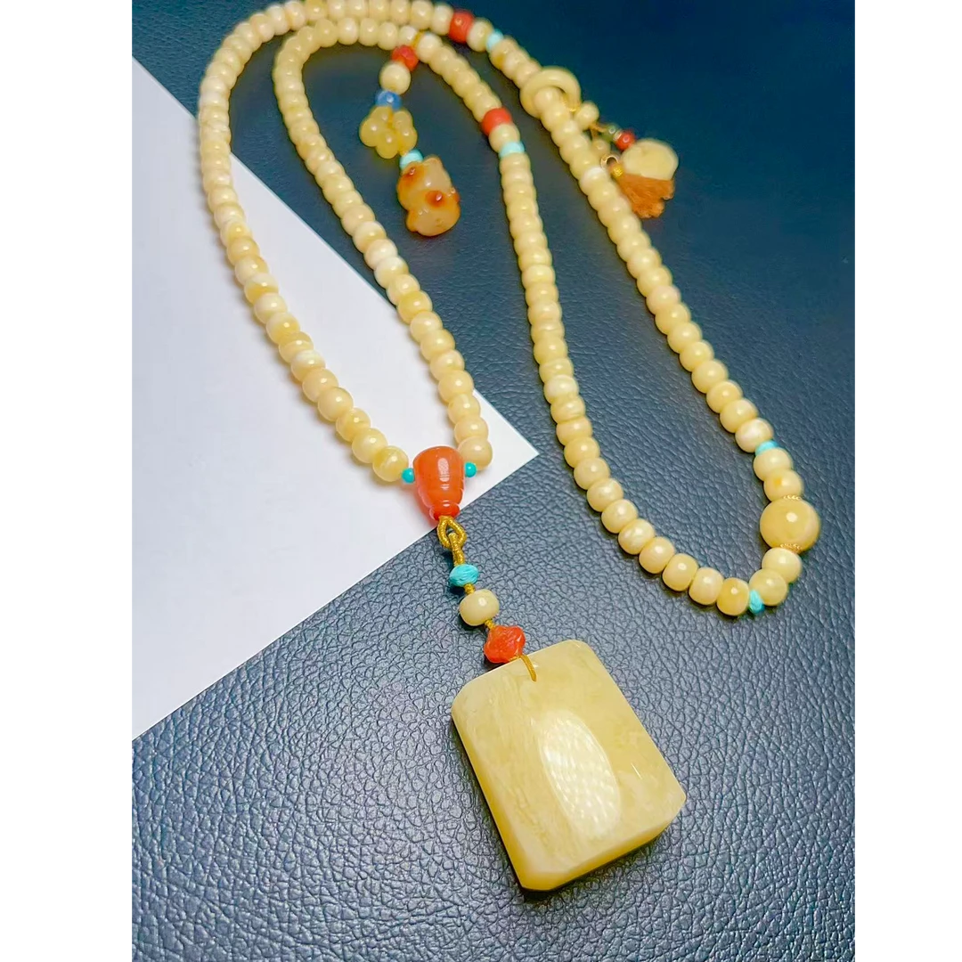 蜜蜡项链MNN1115-5多样性发货