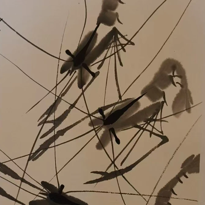 橱窗展示/乐雅文化艺术中心/齐子厚/宣纸国画/带证书