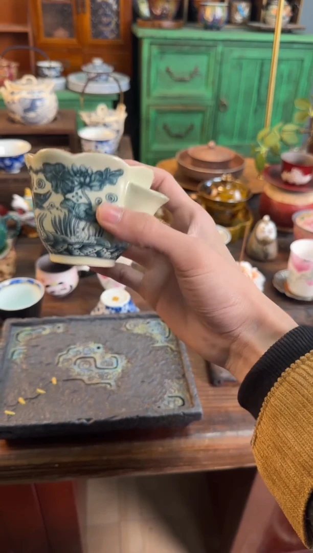 【闪购商品】其他茶器 鱼澡纹花口宝瓶