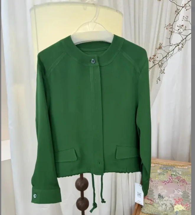 2025新款100%桑蚕丝潮流百搭T恤CY036