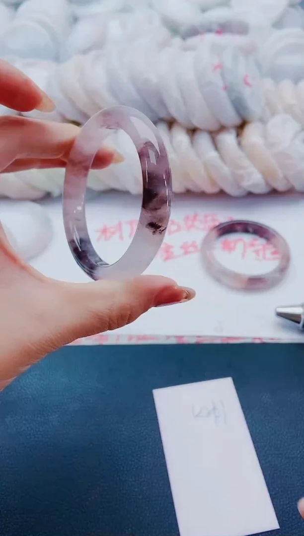 未镶嵌手镯石英质玉K281-55-56