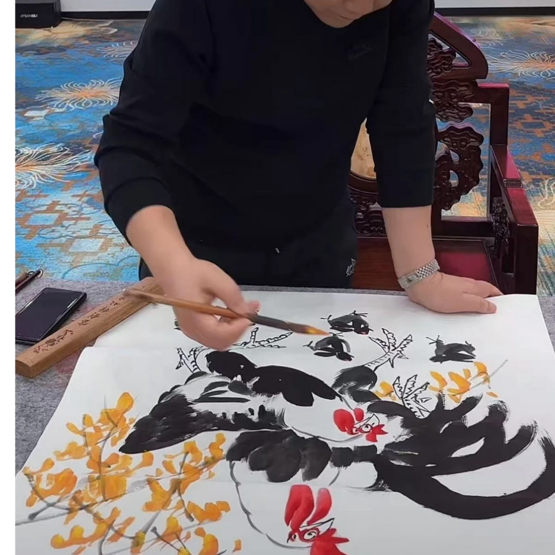 橱窗展示/大志文化WH/崔晓军老师/宣纸国画 /带证书