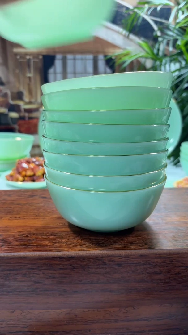 【闪购商品】....5.5英寸玉瓷碗10个口径13.8厘米