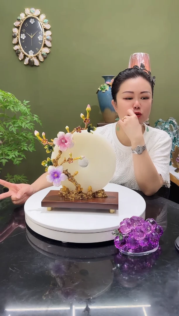 玉天然，花开平安扣
