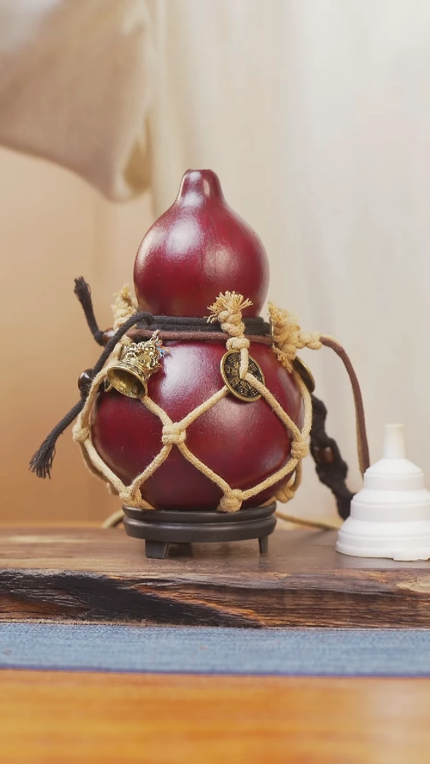 1322号链接精品大漆葫芦现货现发[一物一拍]