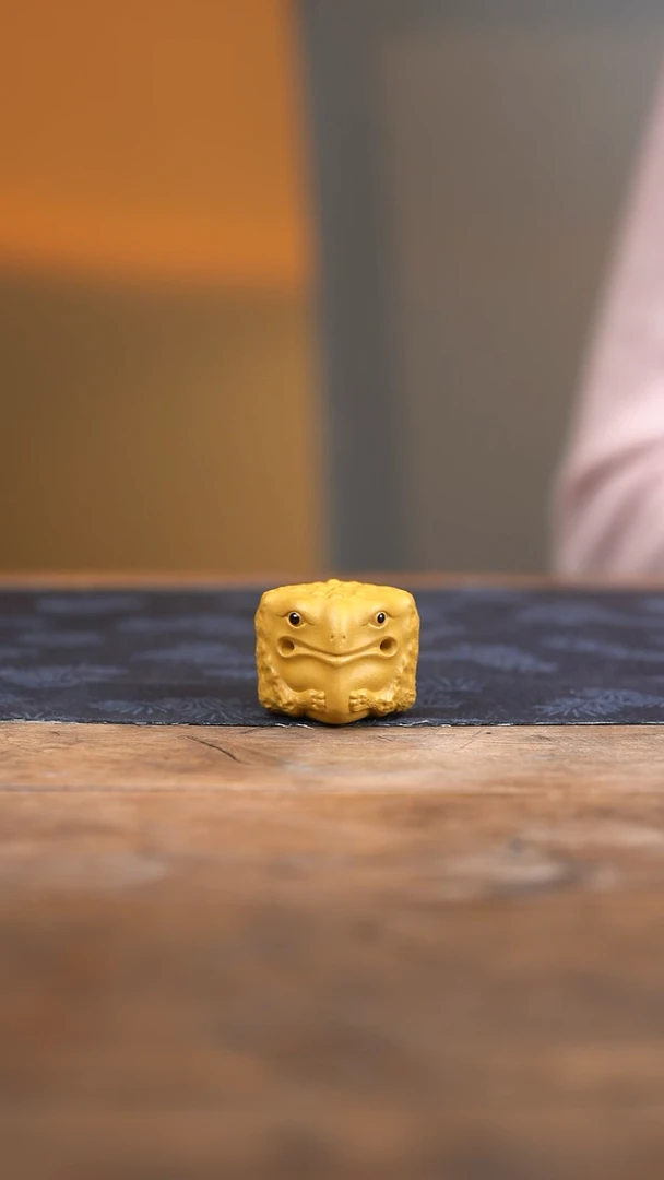 【闪购商品】紫砂茶壶黄金段金蟾盖置