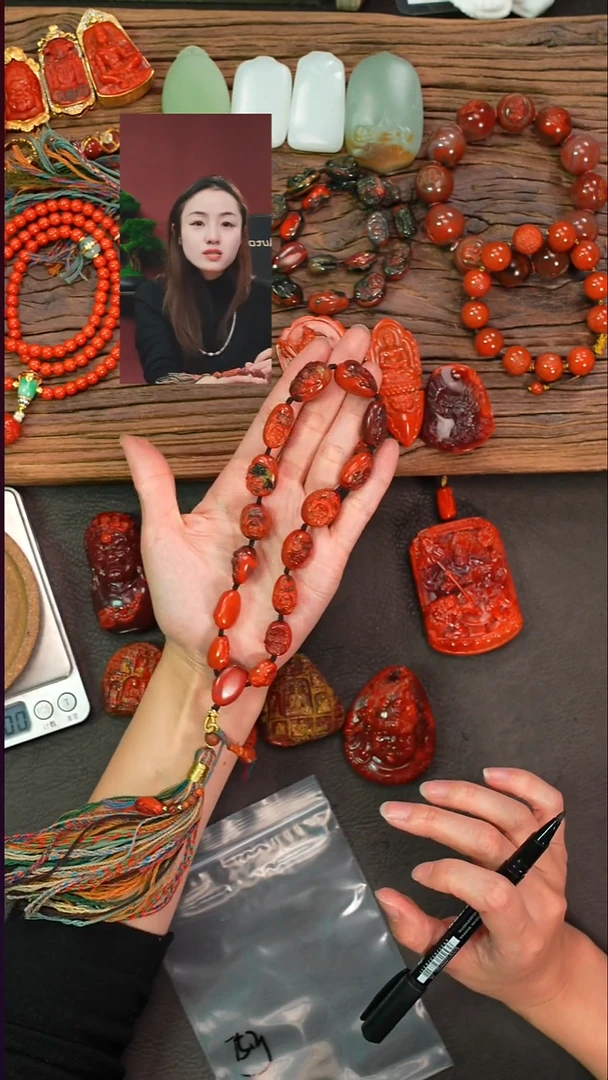未镶嵌手串南红玛瑙苏**周遇见文玩品质回血