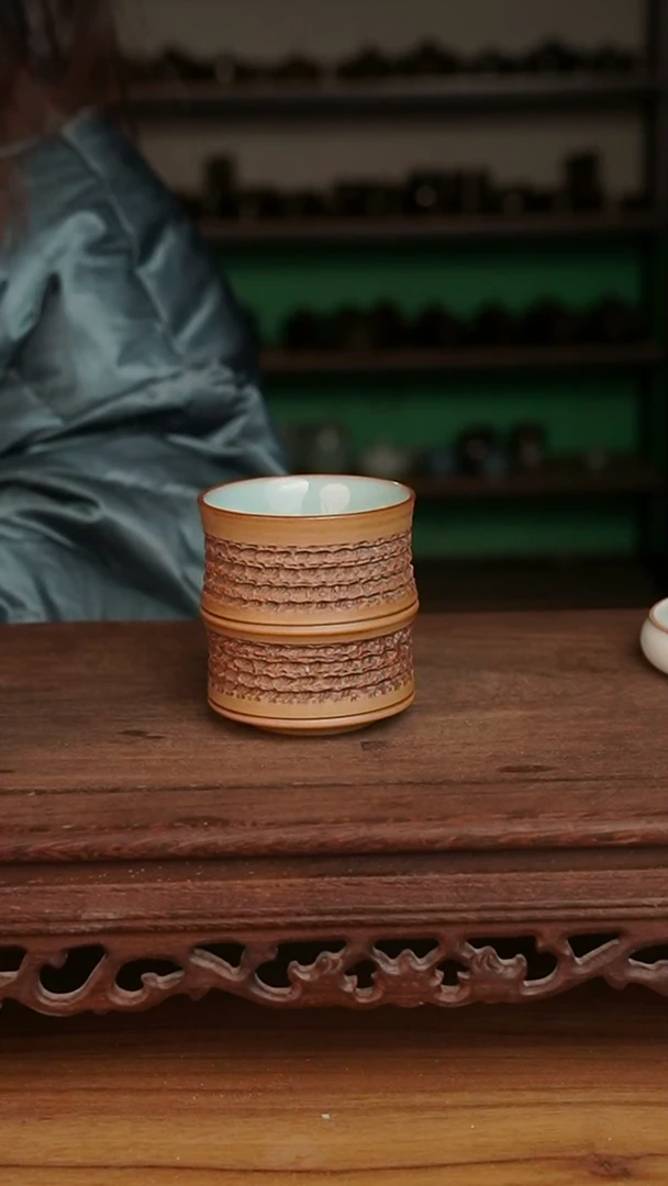 杯天青重工竹节杯微微不完美