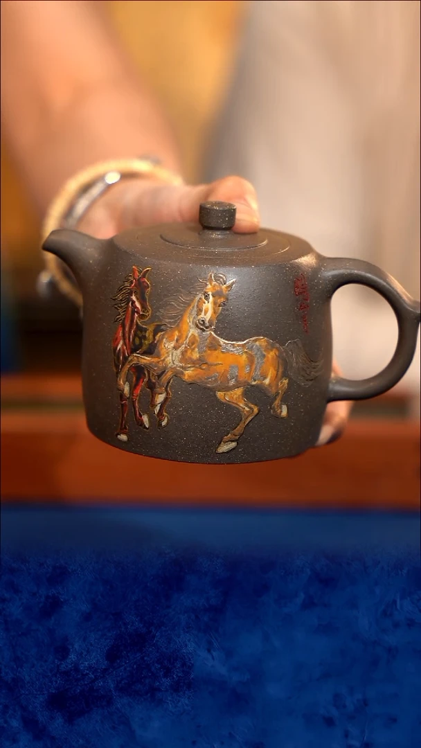 紫砂 宜兴紫砂 CXF  龙马精神