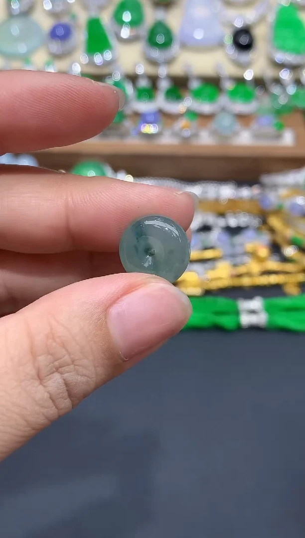 翡翠未镶嵌颈饰148-春日珠宝