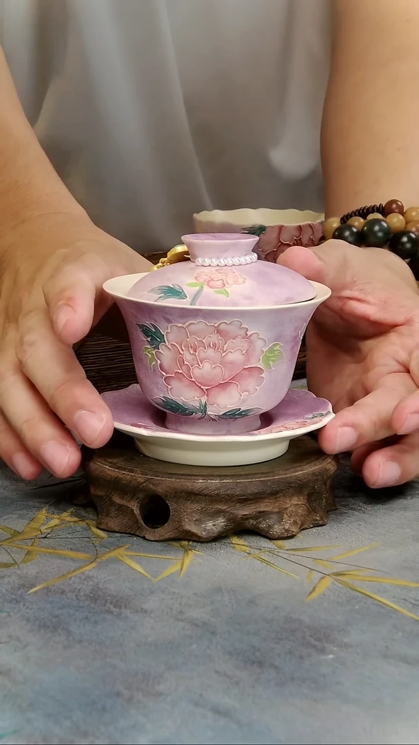亘古茶具福利分享@盖碗+垫