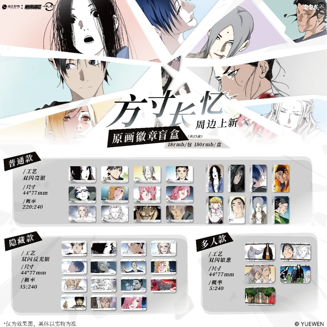 【方寸长忆系列】一人之下方寸长忆系列吧唧徽章盲盒