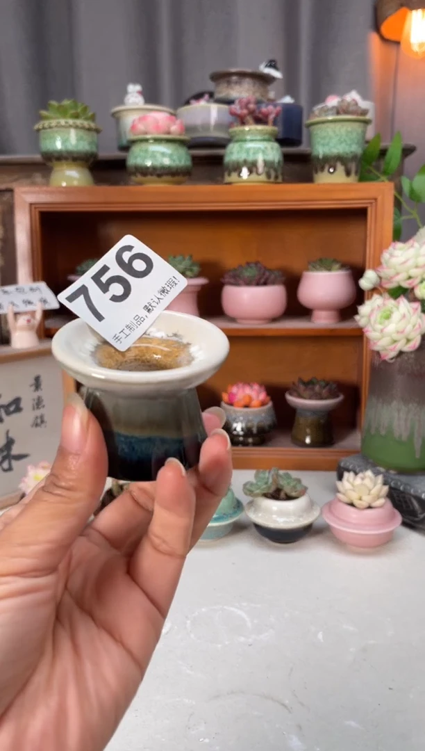 瓷片夏*风756小芳花盆直播编号