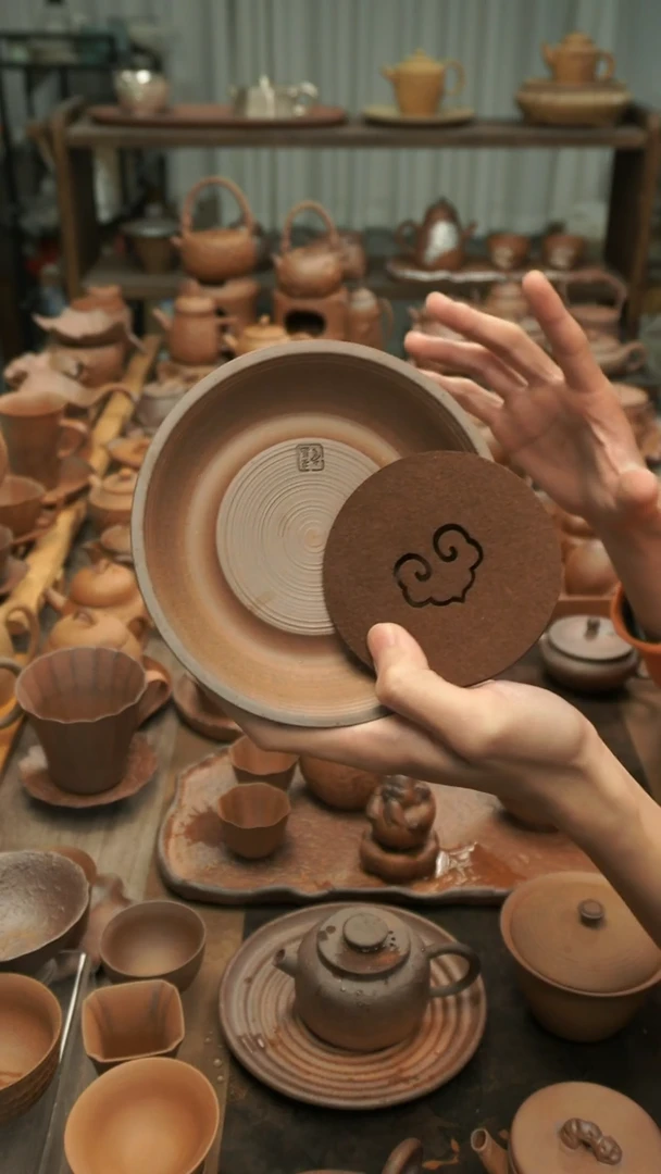 原矿老岩泥精工  圆满蓄水壶承