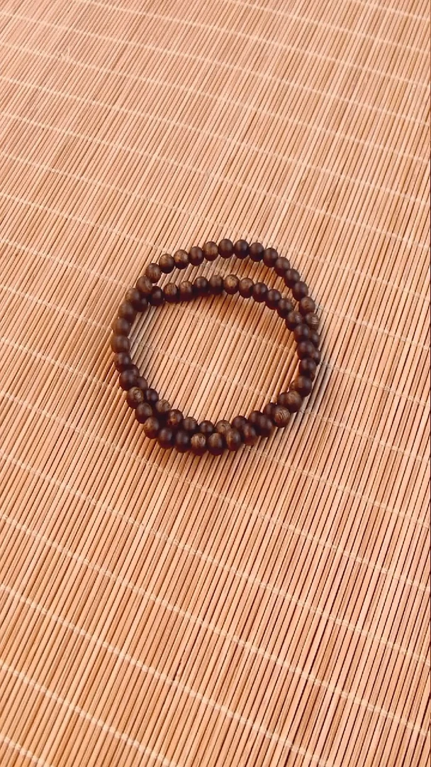 【闪购商品】沉香手串海南莺歌绿奇楠卡5沉水浮双圈高货