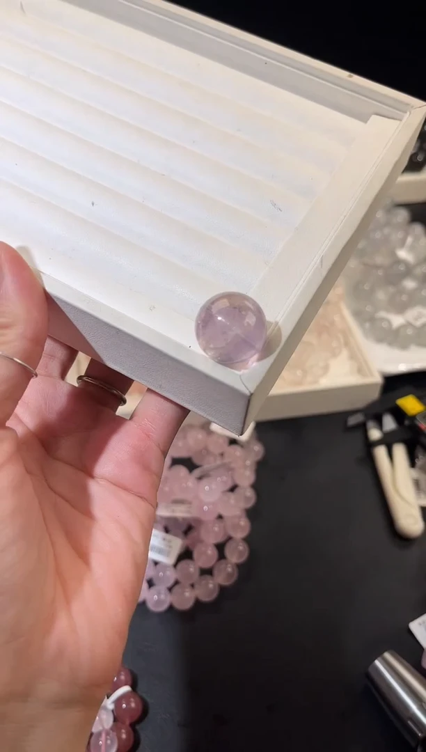 未镶嵌手串水晶多样性发一Q40紫水单珠20mm