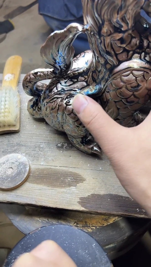 茶盏用****724朱秋敏龙窑开窑现场2000