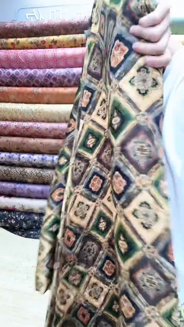 无纺布33号植物丝香云纱半米