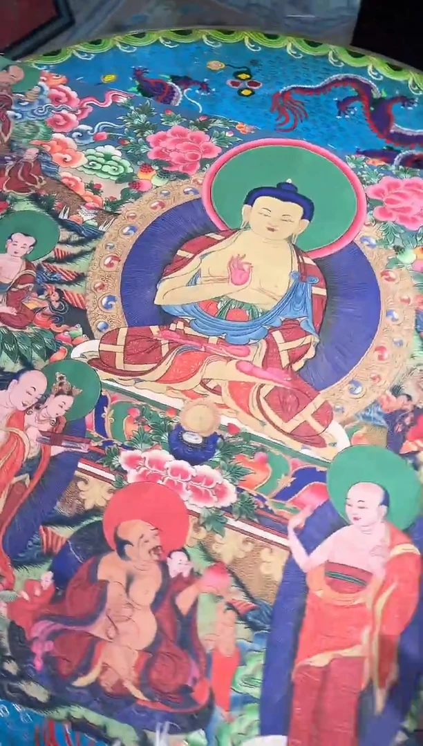 卷轴画天天的唐卡tk160