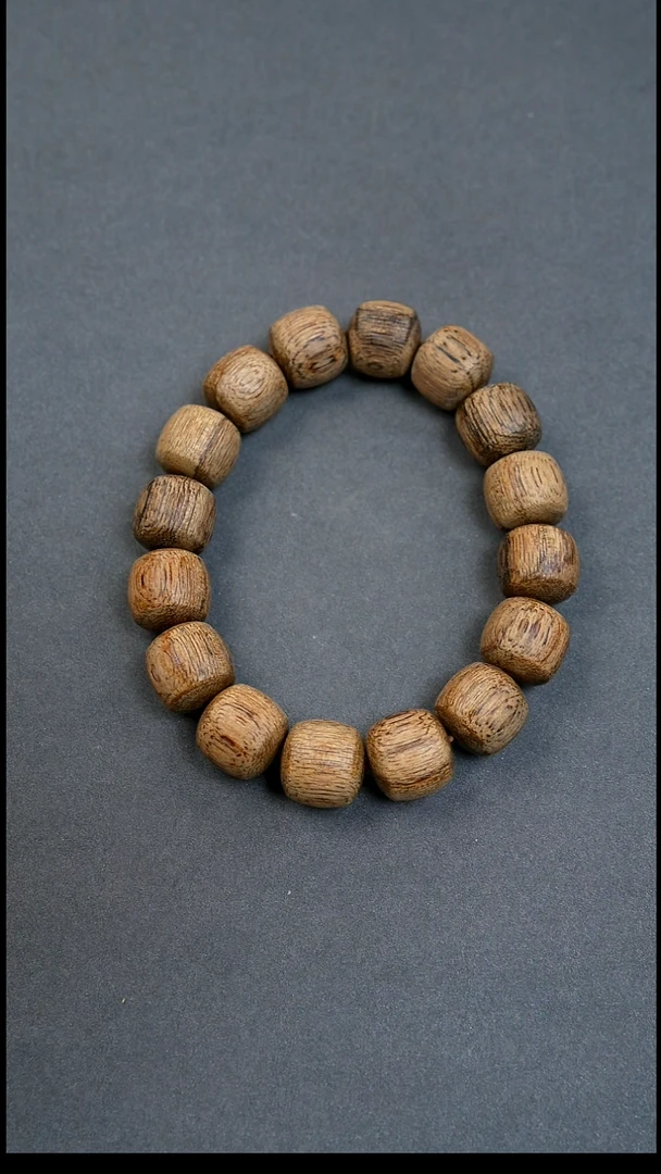 沉香手串13mm柬埔寨鼓珠14.98g