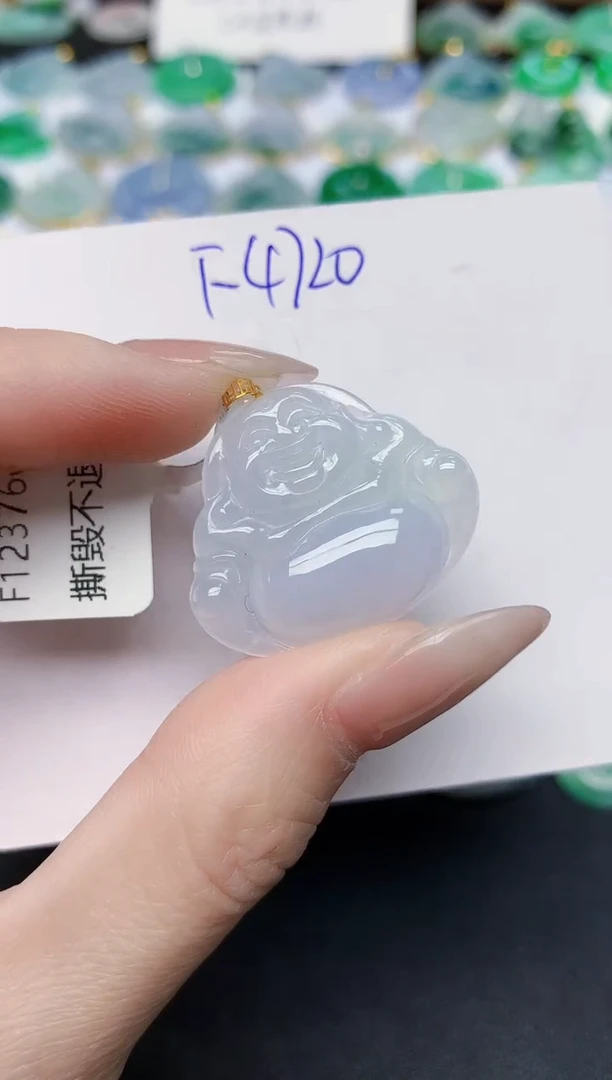 颈饰未镶嵌翡翠 天然缅甸A货翡翠百元以上9元证书费自理·1