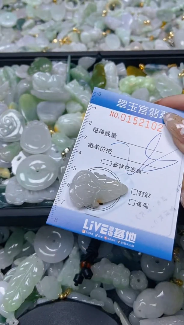 翡翠未镶嵌颈饰闪购0152102