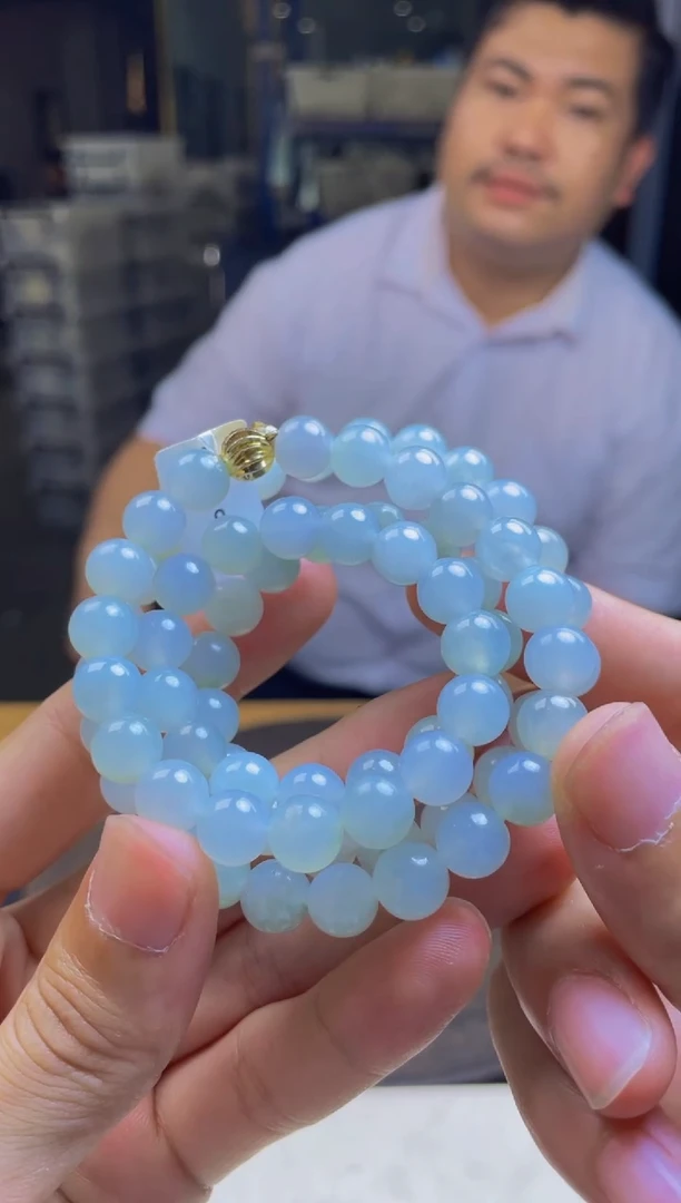 定制翡翠未镶嵌珠串