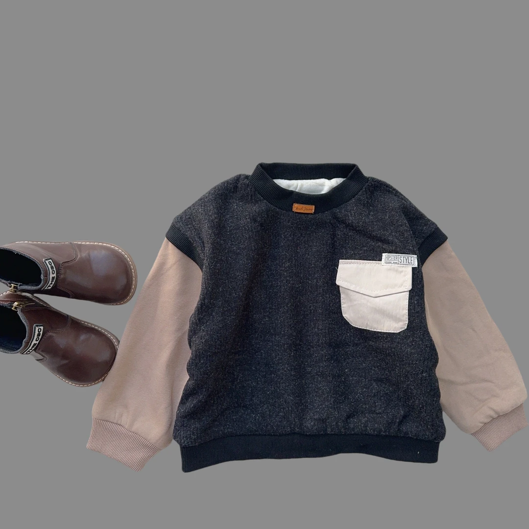 【高品质样衣】男童韩版冬季时尚休闲男童百搭卫衣-XY1548